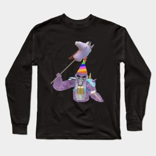 Gorilla Tag Cosmetics Birthday Boy VR Gamer Merch Long Sleeve T-Shirt